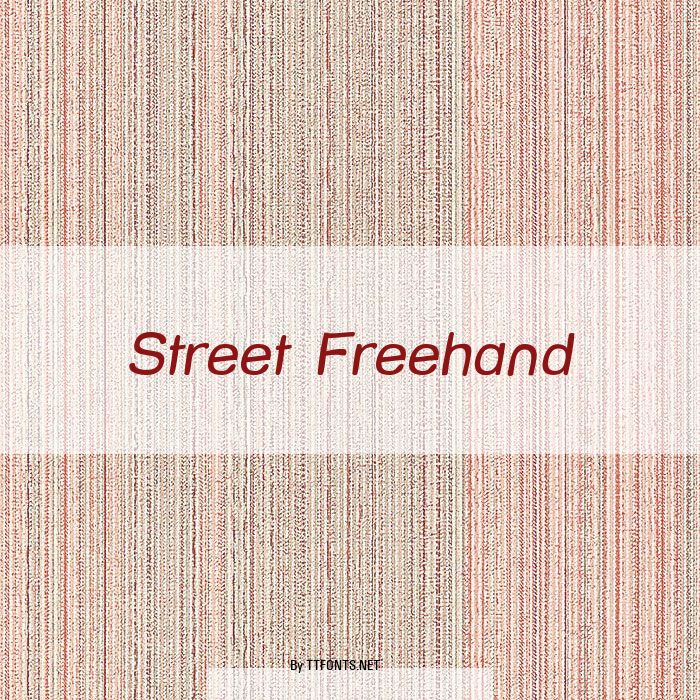 Street Freehand example